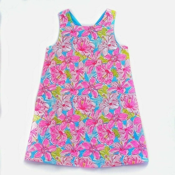 Lilly Look-a-like! Shift Dress 5 Floral - Picture 1 of 8
